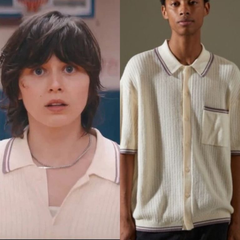 Bottoms: Hazel’s White Polo Shirt