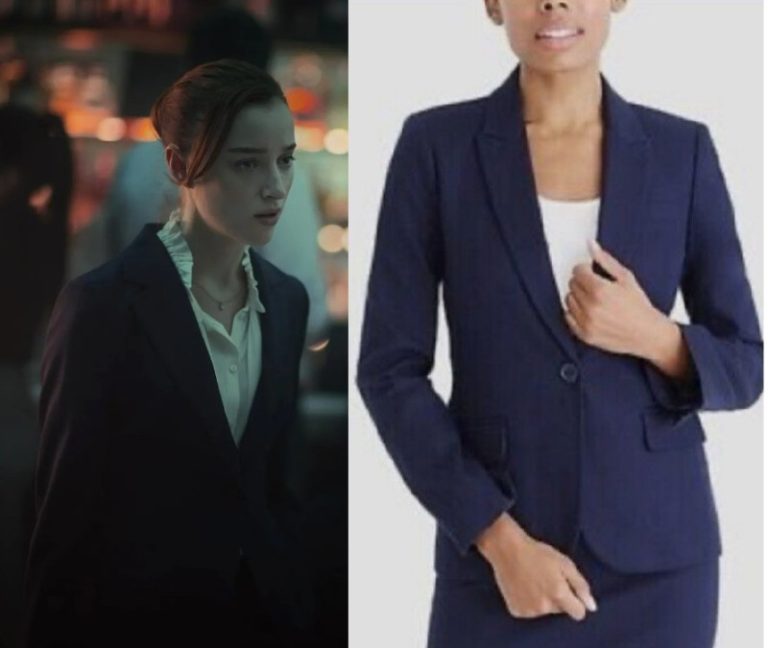 Fair Play: Emily’s Navy Single Breasted Blazer
