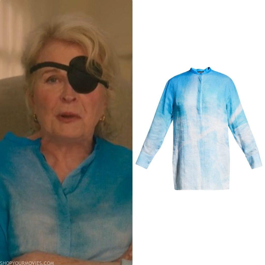 Book Club The Next Chapter: Sharon’s Oversized Blue Tunic