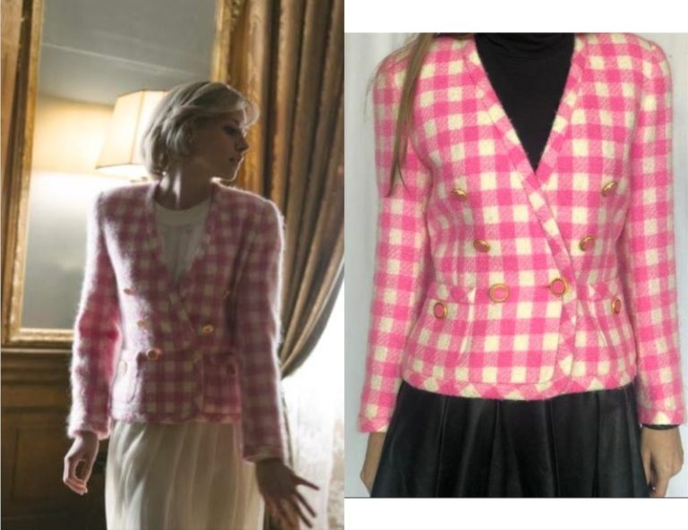 Spencer: Diana’s Pink Checked Jacket