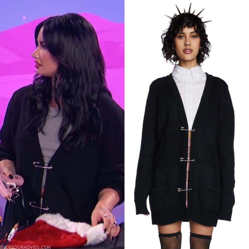 A Very Demi Holiday Special: Demi’s Oversized Cardigan