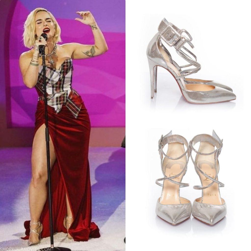A Very Demi Holiday Special: JoJo’s Metallic Crisscross Pumps