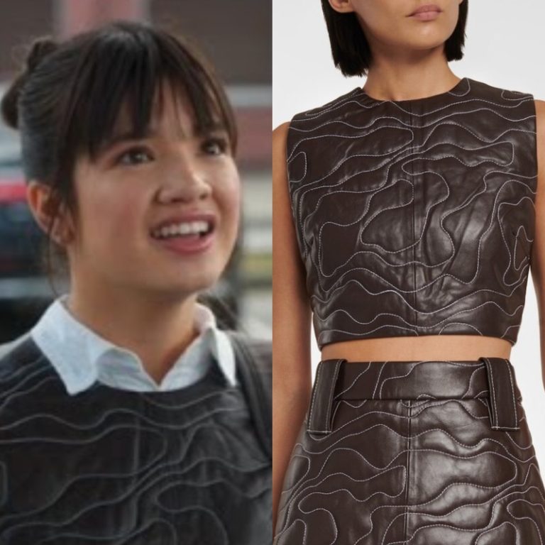 Prom Pact: Mandy Yang’s Patterned Crop Top