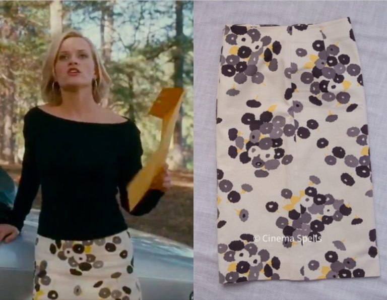 Sweet Home Alabama: Melanie’s Black and White Floral Skirt