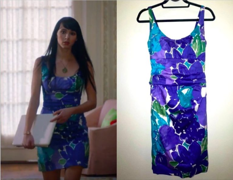 So Undercover: Alex’s Blue and Purple Floral Dress