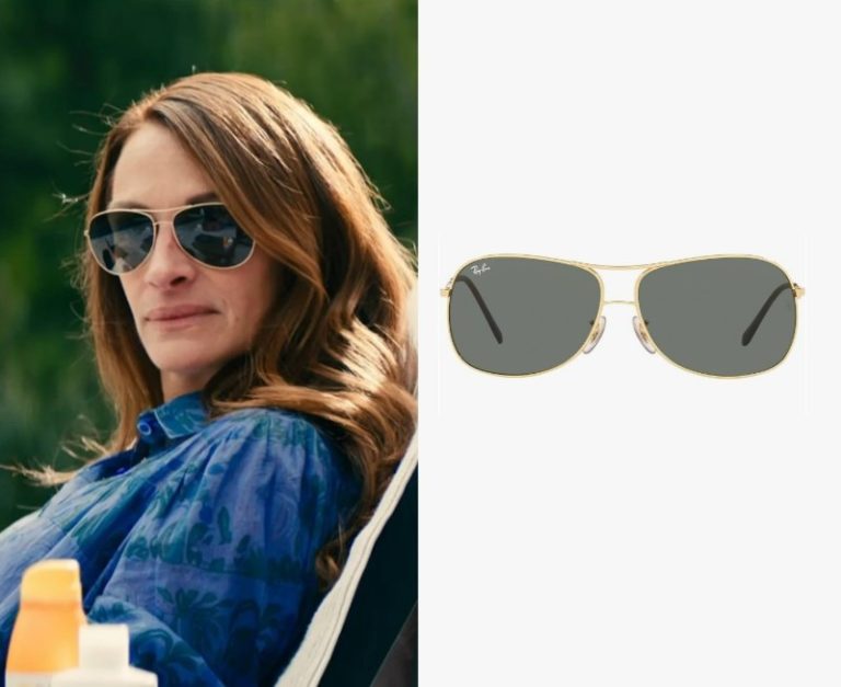 Leave the World Behind: Amanda’s Gold Frame Aviator Sunglasses