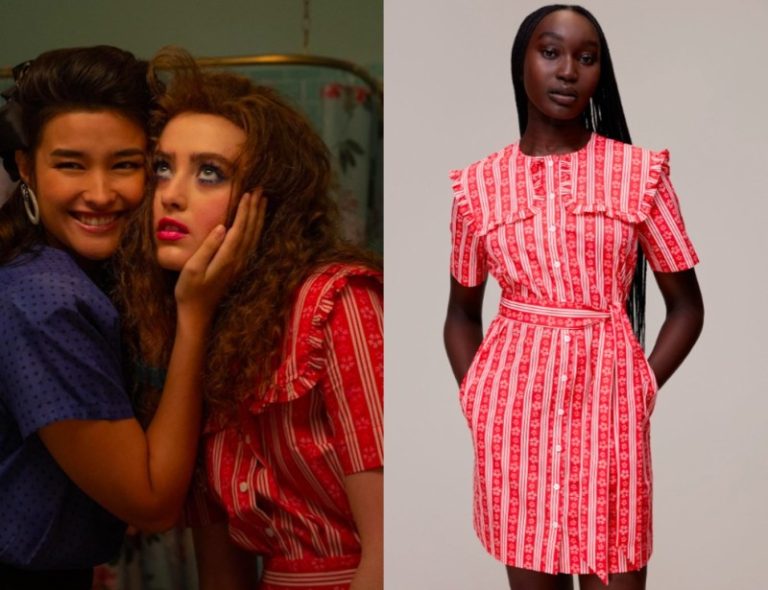 Lisa Frankenstein: Lisa’s Red Striped Dress