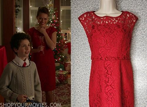 The Christmas Secret: Christine’s Red Lace Dress