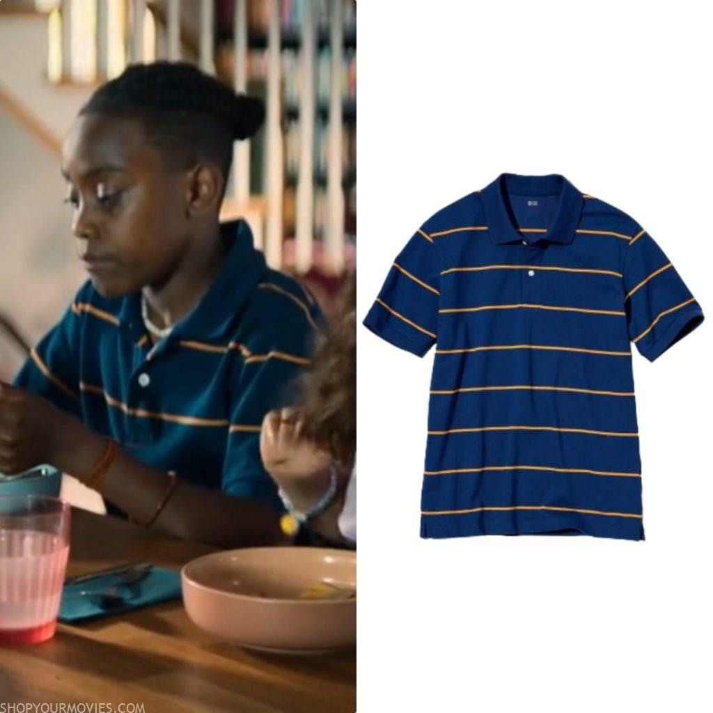 Role Play: Wyatt’s Striped Blue Polo Shirt