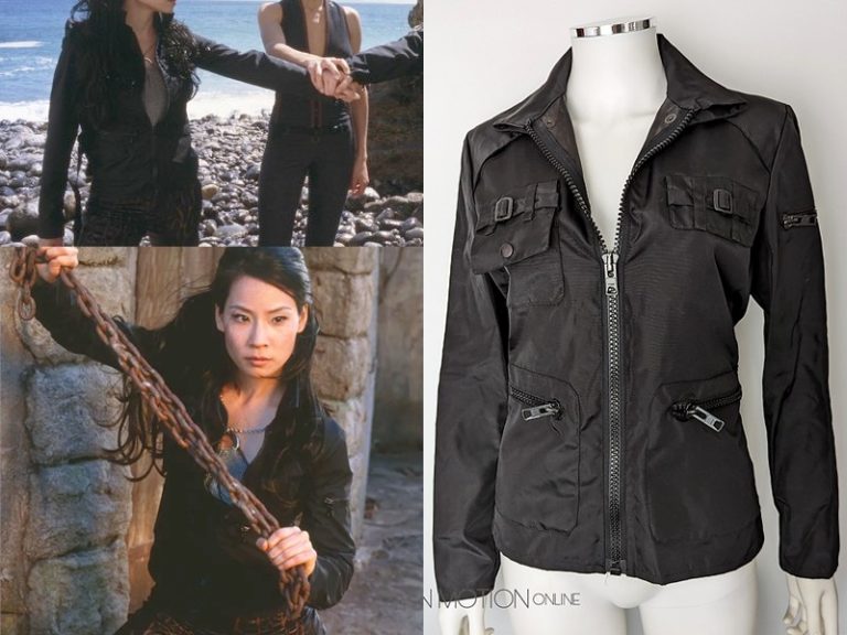 Charlie’s Angels: Alex’s black nylon utility jacket