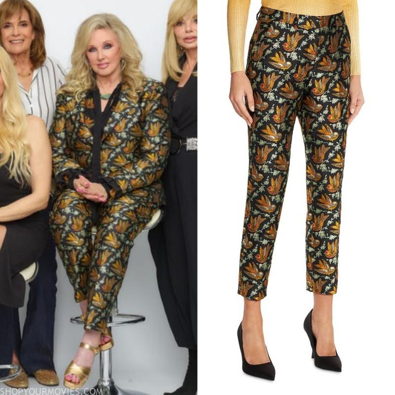 LADIES OF THE ’80S: A DIVAS CHRISTMAS: Margaux’s jacquard pants