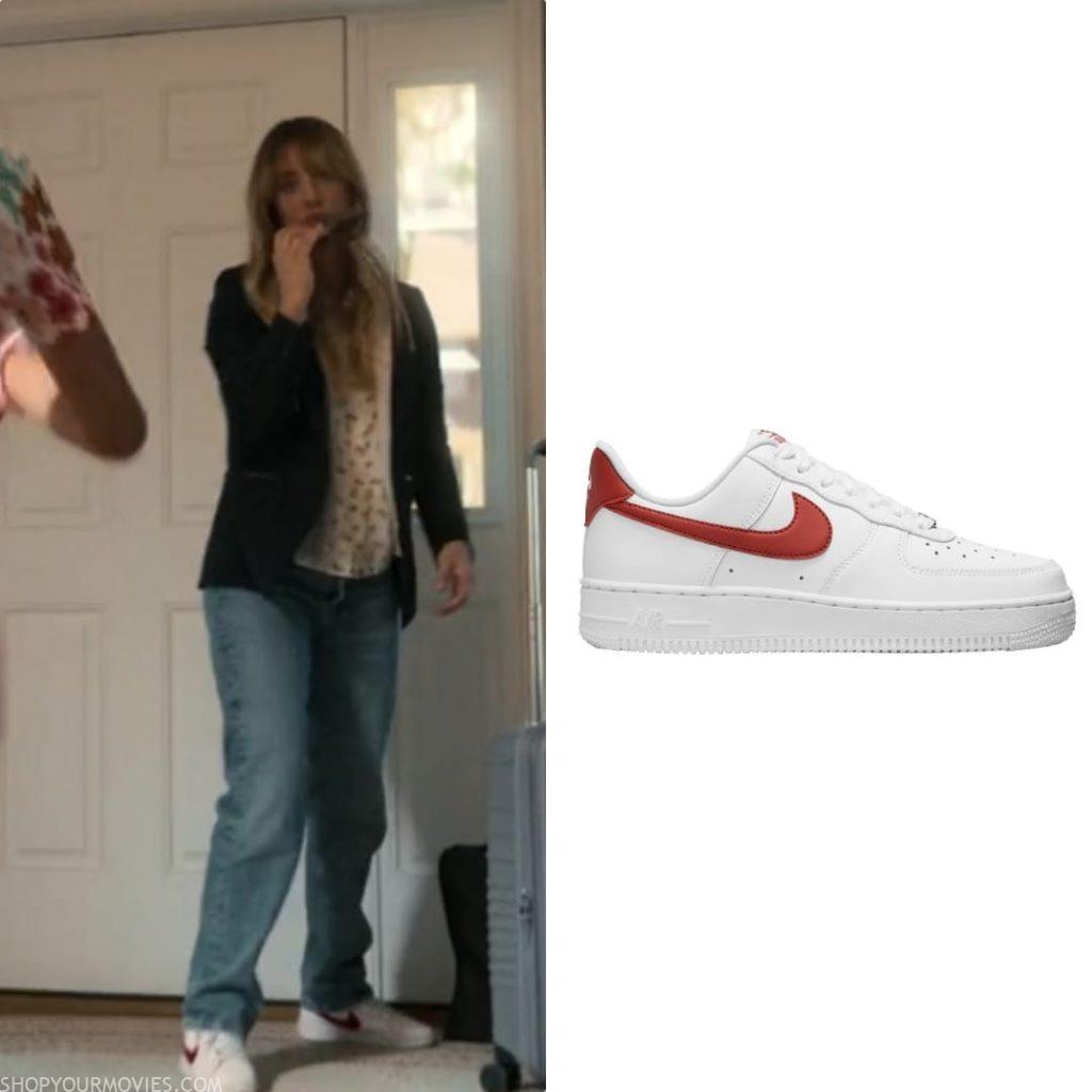 Role Play: Emma’s White Leather Sneakers