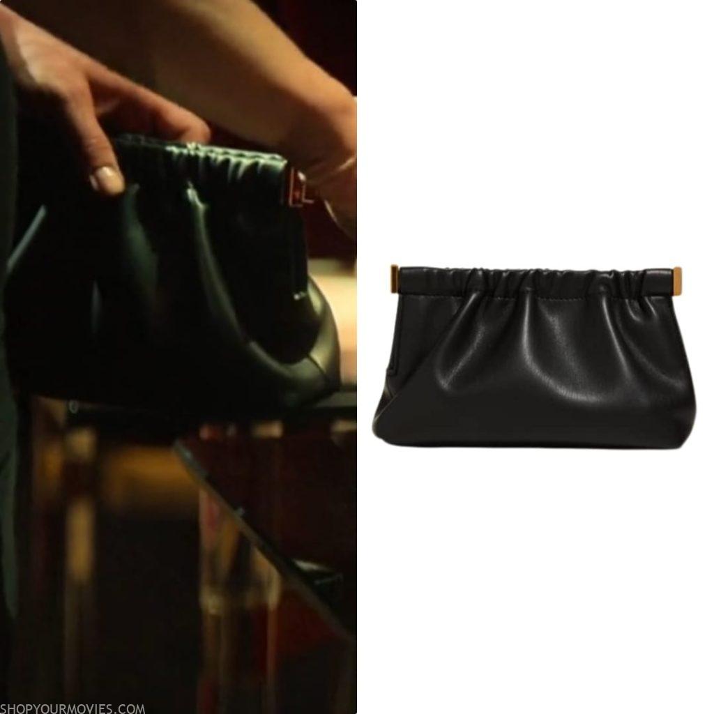 Role Play: Emma’s Black Leather Clutch