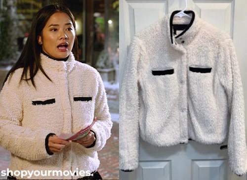 Rediscovering Christmas: Emily’s Black/Ivory Fuzzy Jacket