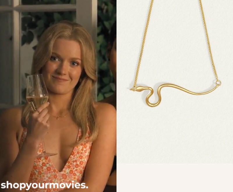 Anyone But You: Halle’s Gold Snake Necklace