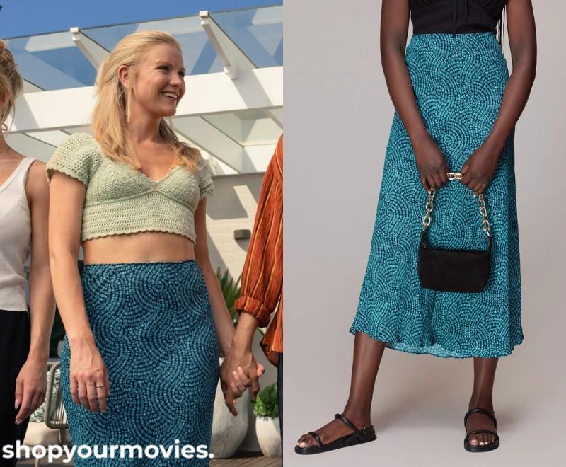 Anyone But You: Halle’s Blue Daisy Skirt