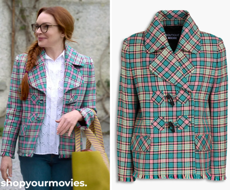 Irish Wish:  Maddie Kelly’s Green/Pink Plaid Blazer