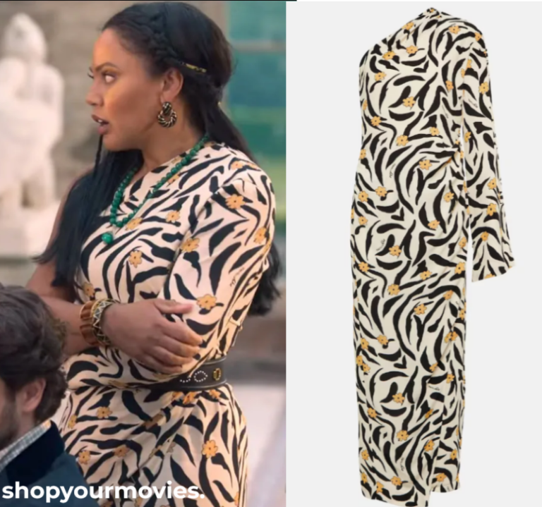 Irish Wish: Heather’s Black/White Zebra + Floral Print Dress