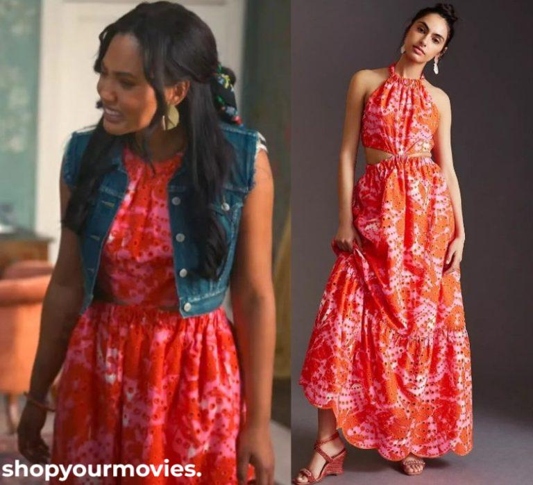 Irish Wish: Heather’s Pink/Red Cut Out Dress