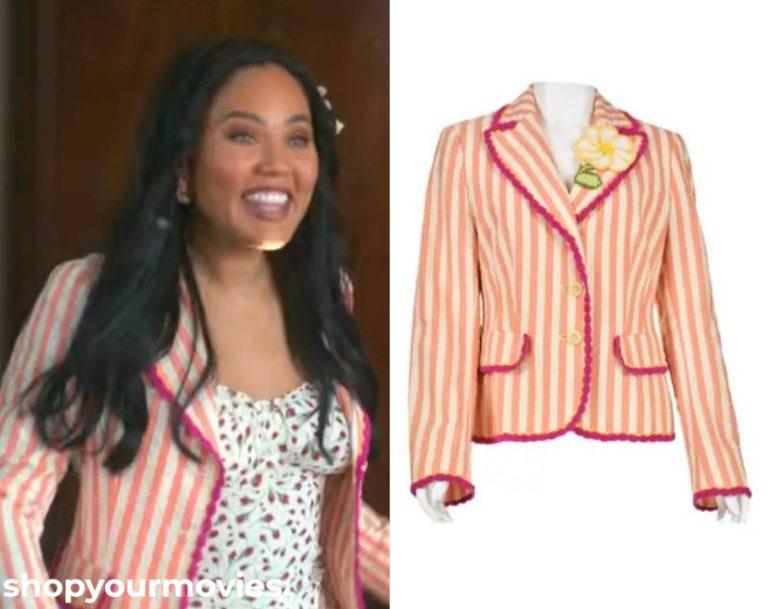 Irish Wish: Heather’s Orange Striped Blazer