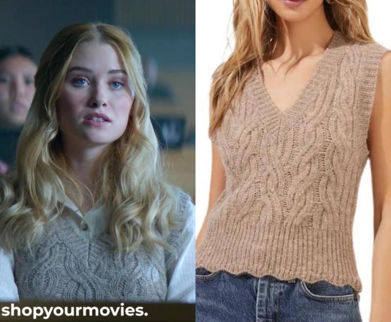 Beautiful Disaster: Abby’s Beige Sweater Vest