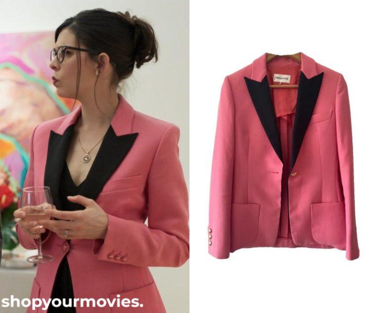 Trust: Eleanor’s Pink/Black Blazer