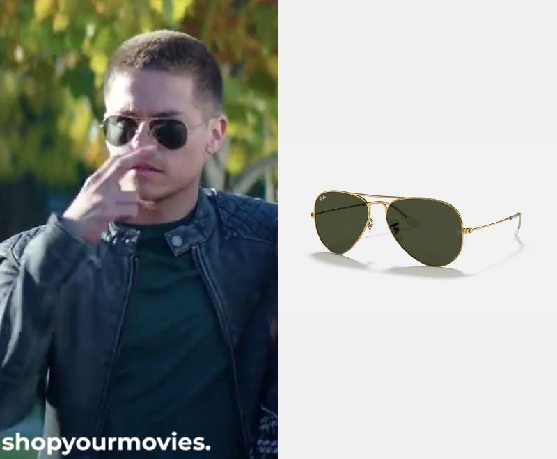 Beautiful Disaster: Travis’s Gold/Green Sunglasses