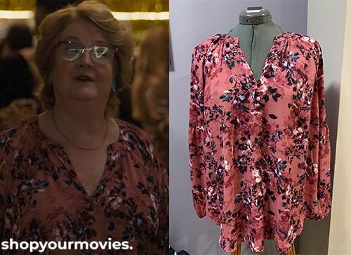 Which Brings Me to You: Olivia’s Pink Floral Blouse