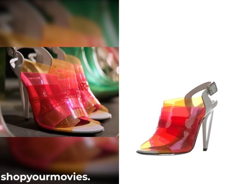 Charlie’s Angels: Multicolor Peep Toe Sandals