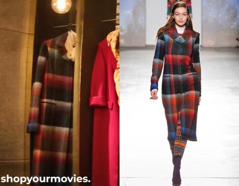 Charlie’s Angels: Multicolor Plaid Coat