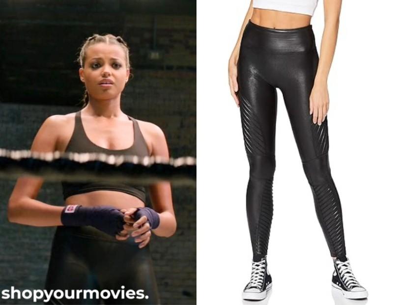 Charlie’s Angels: Jane’s Black Faux Leather Leggings