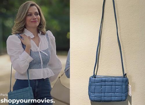Savoring Paris: Ella’s Blue Woven Bag