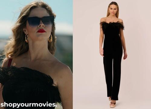 The Image Of You: Zoe’s Feather Black Jumpsuit