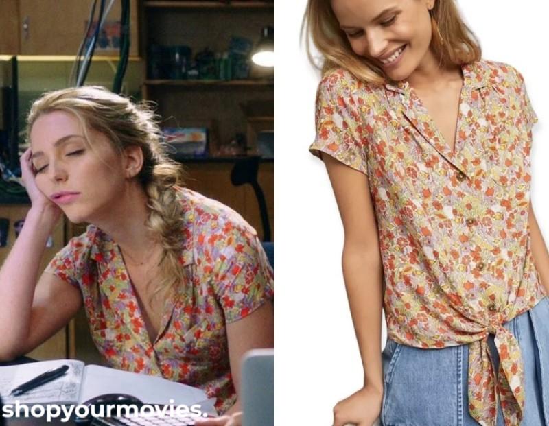 Happy Death Day 2U: Tree’s Multicolored Short Sleeve Shirt