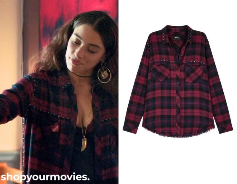 After: Steph’s Red Plaid Shirt