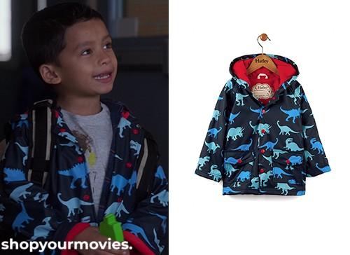 A Simple Favor: Nicky’s Dinosaur Rain Jacket