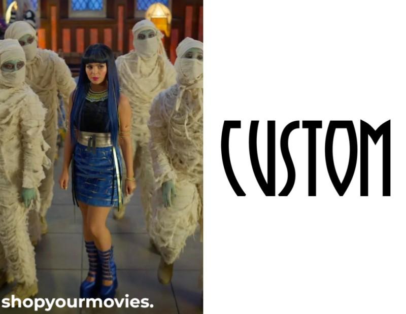 Monster High: Cleo’s Blue Burn Out Velvet Skirt