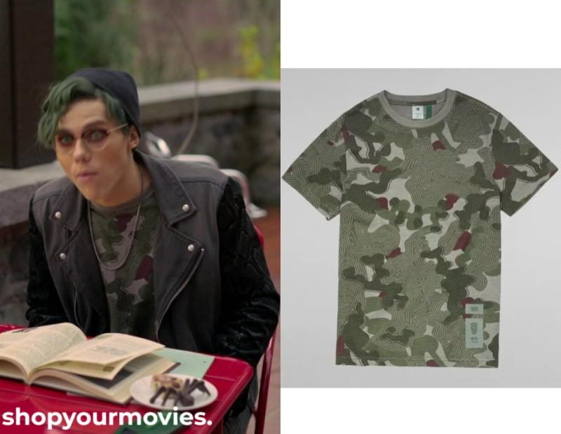 Monster High: Deuce’s Camo Print T-Shirt