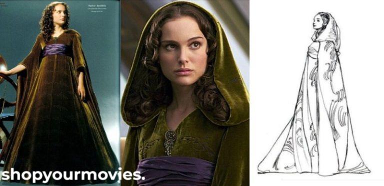 Star Wars: Revenge of the Sith: Padme’s green velvet hooded dress