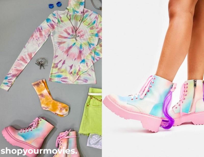 Monster High: Lagoona’s Pastel Tie-Dye Boots