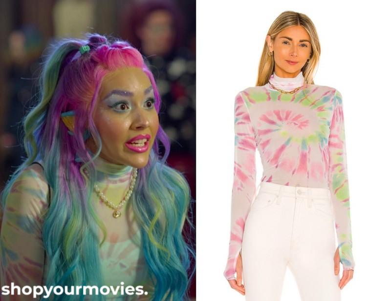 Monster High: Lagoona’s Pastel Tie-Dye Long Sleeved Top