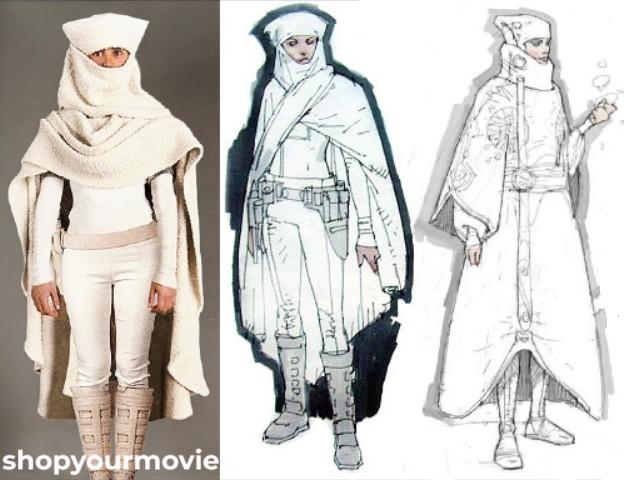 Star Wars: Attack of the Clones: Padme’s white hooded cloak