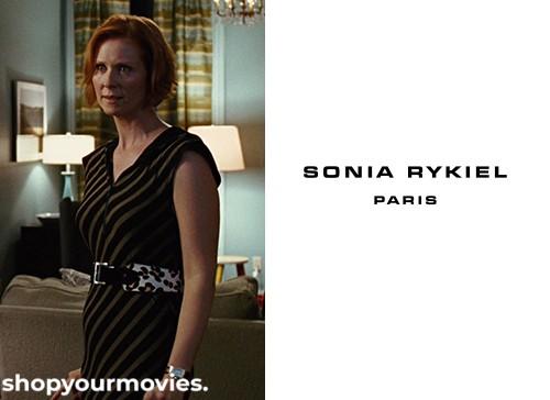 Sex and The City: Miranda’s V Neck Striped Dress