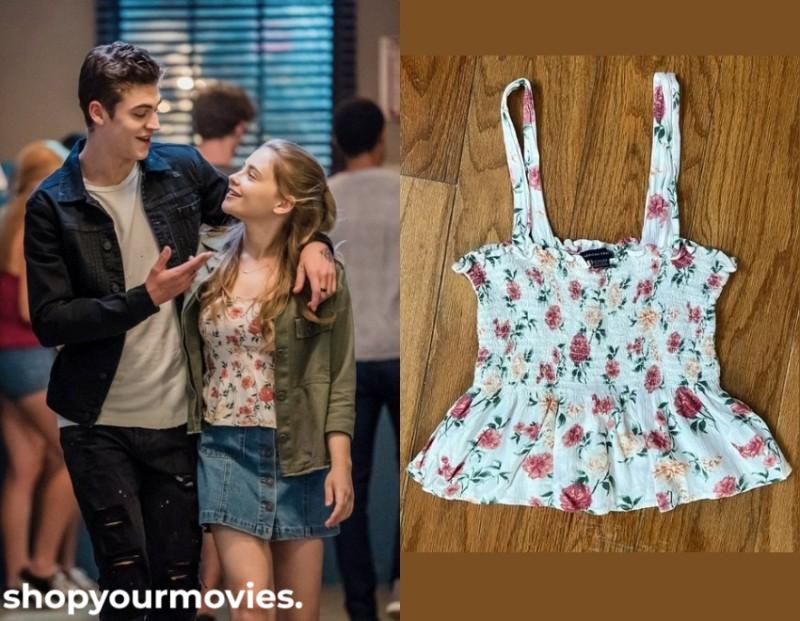 After: Tessa’s Cream Floral Tank Top
