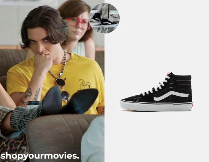 After: Zed’s Black Sneakers