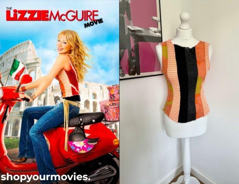 The Lizzie McGuire Movie: Lizzie’s Striped Sleeveless Top