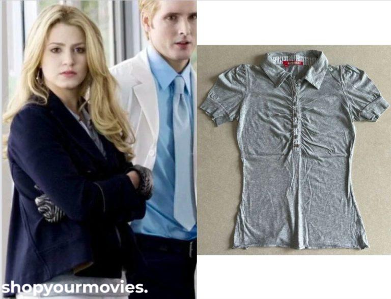 Twilight: Rosalie’s Gray Polo Shirt