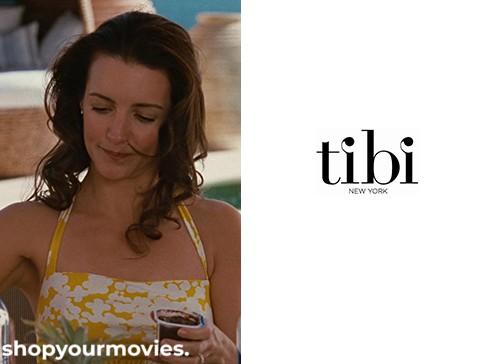 Sex and The City: Charlotte’s Yellow/White Halter Dress