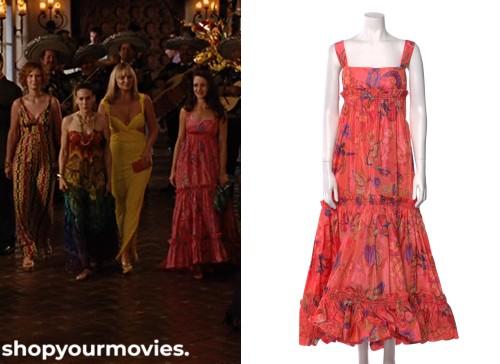 Sex and The City: Charlotte’s Pink Ruffled Maxi Dress