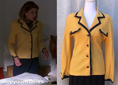 Cruel Intentions: Bunny’s Yellow Blazer with Blue Trimming